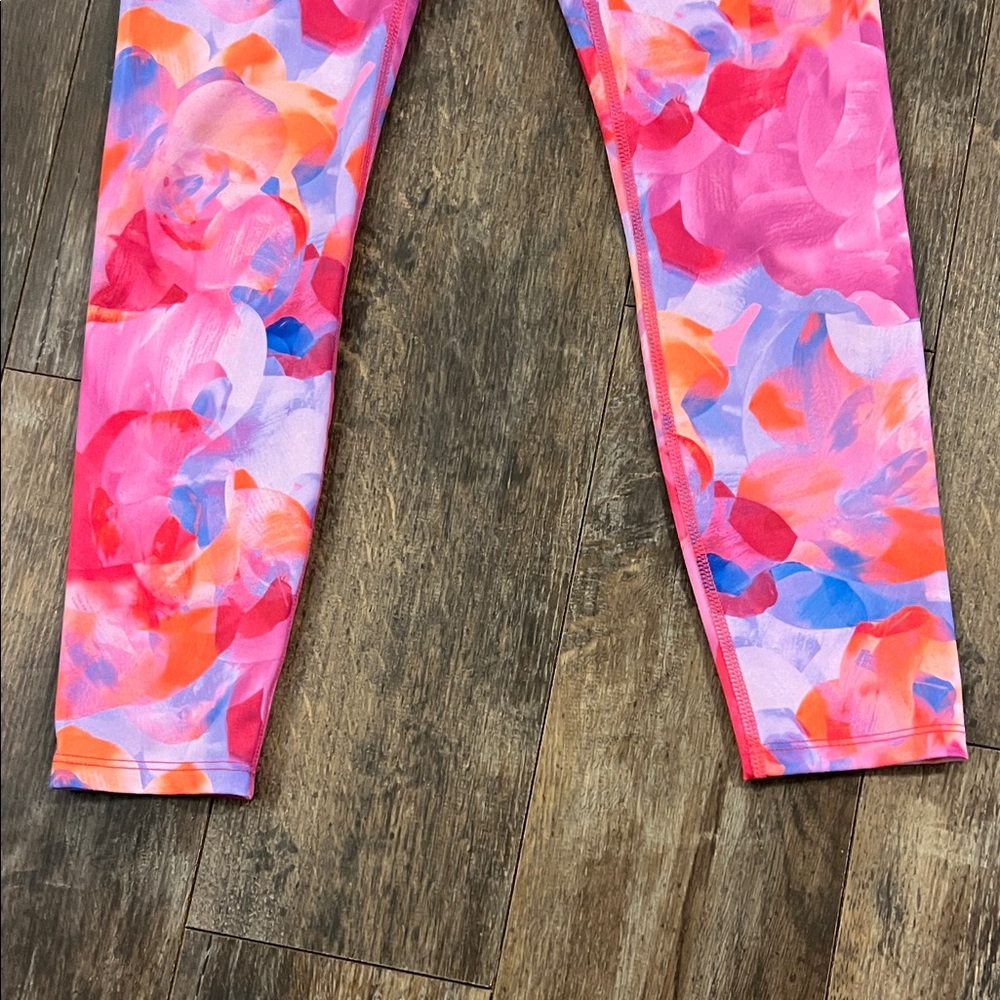 Colorful Floral Kids Leggings - Picture 5 of 9